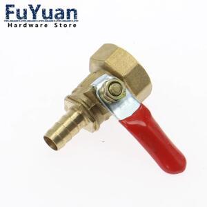 황동 바브 볼 4-12mm 1/8 암나사 연결구 구리 파이프 피팅 조인트 어댑터 배관 호스