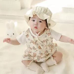 아림클로젯 우리 아가의 귀여운 토끼랑 곰돌이 친구들 - 아기 오버롤 바디슈트