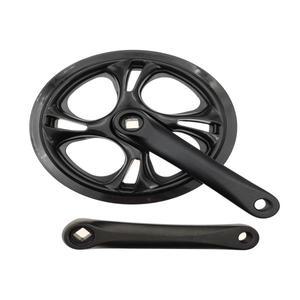 자전거 단일 속도 크랭크 셋 48T 접이식 전기 세트 알루미늄 합금 152mm 플라스틱 커버 부품