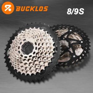 BUCKLOS MTB 로드 바이크 8/9단 카세트 내구성 자전거 프리휠 11-25T/28T/32T/34T/36T/40T 스프로킷 HG 허
