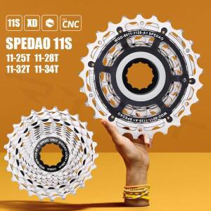 2026 초경량 SPEDAO SLR2 로드 카세트 11단 11-28/32/34T 자전거 프리휠 CNC K7 HG 스프로킷 R9100 부품용