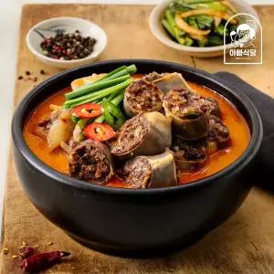 [아빠식당]국내산 고기 황기 사골 얼큰순대국 600g 4팩