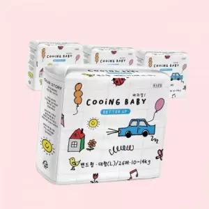 Cooing 베러업 밴드 스트랩 기저귀 대형(L) 26매x 4팩 4310325
