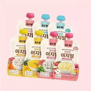 엘빈즈 맘편한 이지밀 이유식 죽 진밥 아기밥 10개입 (실온이유식 파우치 파우치백 가방이유식) 4714226