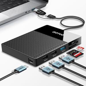 YOTUO 1TB 외장 하드 드라이브 USB 멀티포트 허브 TV 카드 PC용 노트북 리더기 IN HDD 윈도우 도킹 15 17 다기능 스테이션 안드로이드 16 SD TF 데스크톱
