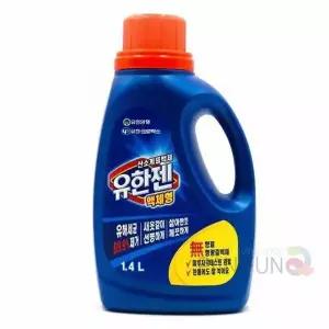 액체 X4M7Z1F6 유한세탁세제 1.4L용기 통돌이액체세제 유한세제 통돌이세탁기세제 액체세탁세제