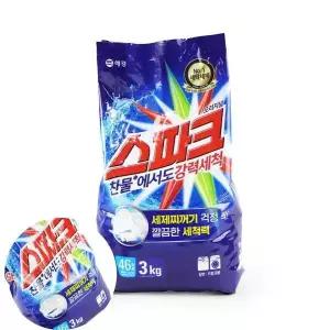 스파크 I9R2W1V4 3kg 리필 가루세제 세탁가루