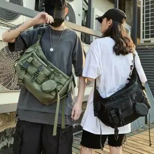 남자 여자 스트릿 데일리 유틸리티 크로스백
