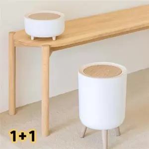 거실인테리어 미니휴지통 화장대 디자인쓰레기통 1+1