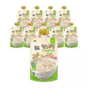 T 맘스쿠킹 이유식 닭가슴살과 채소 6개월 10개