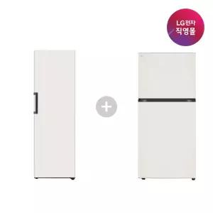[롯데백화점]LG전자 [LG전자 직영] LG 김치냉장고+일반냉장고 세트모델 Z323MEF+D604MEE33
