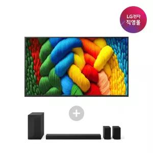 [롯데백화점]LG전자 [LG전자 직영] LG TV+사운드바 세트모델 55NANO80AEA+S60TR