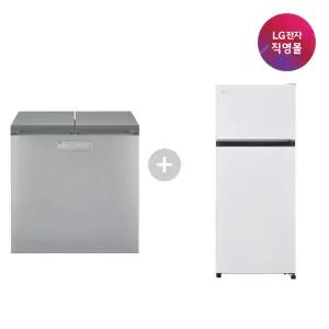 [롯데백화점]LG전자 [LG전자 직영] LG 김치냉장고+일반냉장고 세트모델 K225SS131+B124W14