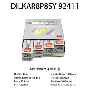 오리지널 NGK 레이저 이리듐 점화 플러그DILKAR8P8SY 92411RDX 어코드 oem 12290-6A0-A01 등 일부 모델에 4