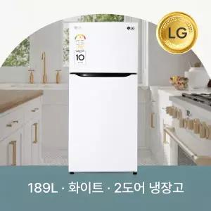 [LG]소형 냉장고 B182W13 189L 2도어 화이트 전국물류 무료설치 추가비용XX