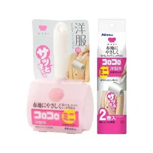 고로고로 미니돌돌이 의류용 테이프클리너 라이트세트(본품+리필1봉(2입))