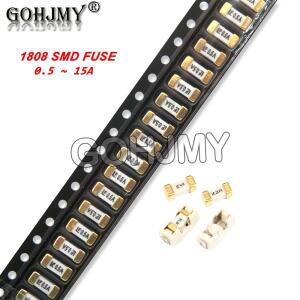 10PCS 골드 1808 AC 0451 SMD 고속 블로우 퓨즈 0.5A  15A 500mA 2A 3A 4A 6.3A 8A  초고속