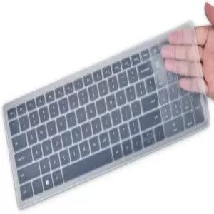 Dell Plus 무선 컴팩트 키보드용 커버 스킨 KM720W KB740 데스크톱 보호기 지우기