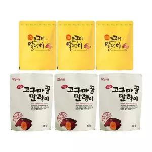 [NS홈쇼핑]땅끝해남 고구마말랭이70g x3봉+고구마말랭이100g x3봉[35939298]
