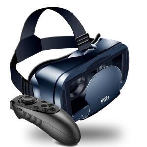 뉴스티프 5 7인치 VRG 3D VR 안경 가상 현실 풀스크린 비주얼 광각 상자 스마트폰 리모컨 블랙 베이직