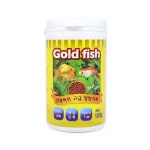 Gold fish 금붕어먹이 물고기밥 붕어밥 열대어먹이 관상 수족관용 100g