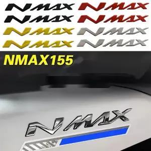 바이크 오토바이 3D 소프트 플라스틱 엠블럼 스티커 N MAX 로고 데칼 야마하 NMAX 125 NMAX 155 스쿠터 장