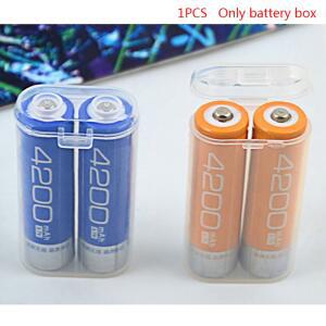건전지케이스 1PC 18650 배터리 휴대용 방수 안전 투명 보관 케이스 지우기 홀더 상자 섹션