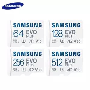 SD 메모리 블랙박스 카드 핸드폰 게임기 태블릿 노트북 에스디 SAMSUNG EVO Plus Micro (어댑터 포함) 512G