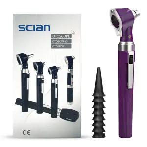 Scian Otoscope - 조명이 있는 이어 스코프 3배 확대 렌즈가 장착된 포켓 진단 키트 및 노인 반려견 가정용