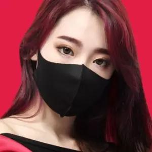 패션 연애인 마스크 남녀공용 검정 안면보호 성인용 pSL1+9fUa