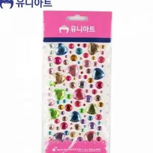 아트 스티커 diy 공예 유아 반짝이 보석 학용품 어린이스티커