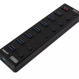 [셀러에이드]8 usb 포트 스마트 허브 고성능 멀티 유전원 USB멀티허브