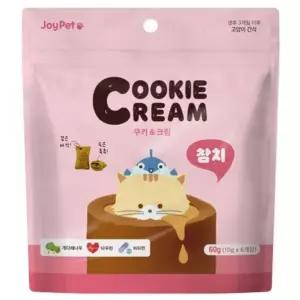 (5개묶음)조이펫 쿠키 앤 크림 고양이간식 참치 60g
