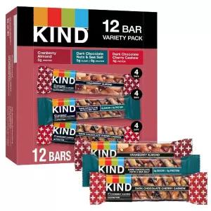 KIND Nut Bars  크랜베리 아몬드 다크 초콜릿 견과류 바다 소금  12개입