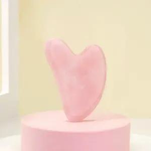 마사지 괄사 하트 얼굴 마사지기 셀룰라이트 목 마사지봉 림프 허벅지 셀프 지압봉 순환 로즈쿼츠 페이스롤