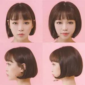 부분 볼륨 여성 정수리가발 다크 내추럴 탑커버