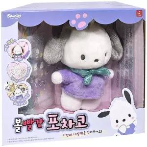 산리오캐릭터즈 볼빨간 포차코 장난감 인형 네임택