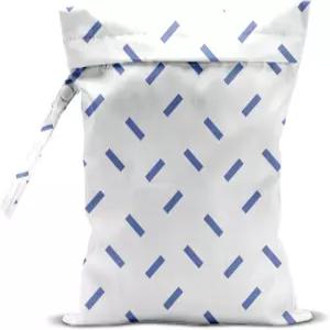 젖은 가방 드라이 방수 수영 해변용 세탁기 재사용 가능한 수영장 기저귀 더러운 요가복 미니멀리스트 블루