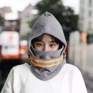 안전 반사띠 넥워머 바라클라바 그레이 후드넥워머 방한 스키 오토 마스크 바라클라바 스노보드 얼굴 용품