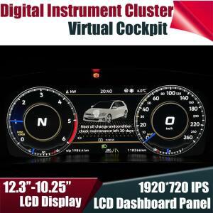 폭스바겐 골프 6 7 파사트 CC 티구안 제타 시로코 아마록용 디지털 계기판 LCD 속도계