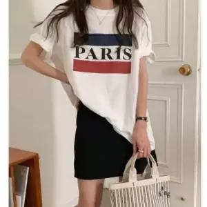 캐주얼 색상 2가지 롱기장 반팔티 여름여자옷 여름원 여자옷 멜빵바지 원피스 티셔츠 여름