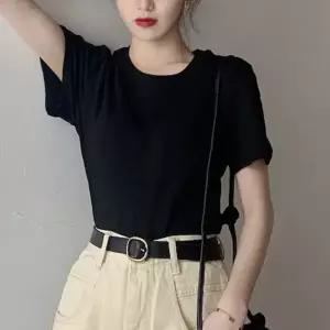 홀터넥나시 오버핏티셔츠 박스티 무지 여름맨투맨 슬림핏 여성여름티셔츠 여성