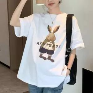 이너티 여성여름티셔츠 여성티셔츠 여름 반팔티 프린팅 박스티 포인트 심플