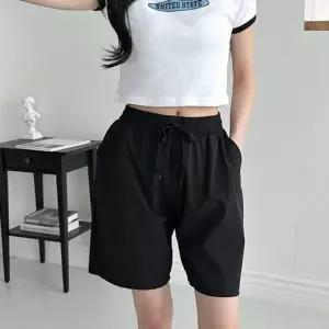 여성여름바지 홈웨어 여성 반바지 1P 여름 여자반바지 팬츠 5부 데일리 시원한