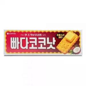 롯데 빠다코코낫 1개 비스킷 커피과자