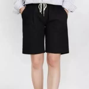 (색상 카키-XL)여자여름바지 여름 린넨5부바지 여성 고무줄 데일리룩 클릭유도 여자린넨반바지 반바지 시원