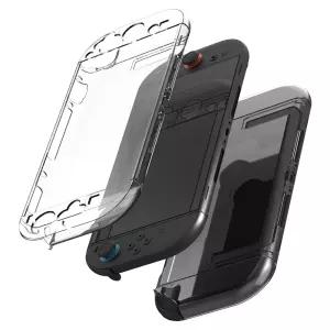 스킨쉴드 닌텐도 스위치2 tpu pc 케이스 분리형 크리스탈 풀커버 말랑 젤리 투명 본체 보호 그립 슬림핏
