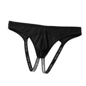 한 남성용 끈 팬티 조크스트랩 면 비키니 스트링 속옷 허리가 낮은 여성스러운