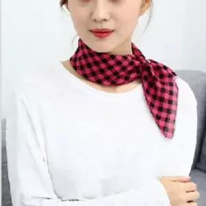 [룽스_62]쁘띠스카프 수건 개별포장 여성 선물용 손수건