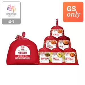 종가 알뜰맘 포기김치 5kg+별미김치 6종 골라담기
